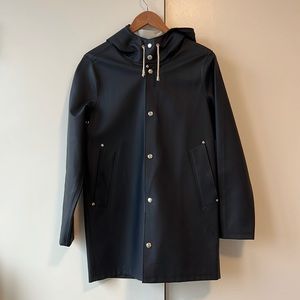 Stutterheim Stockholm Navy Raincoat XXXS